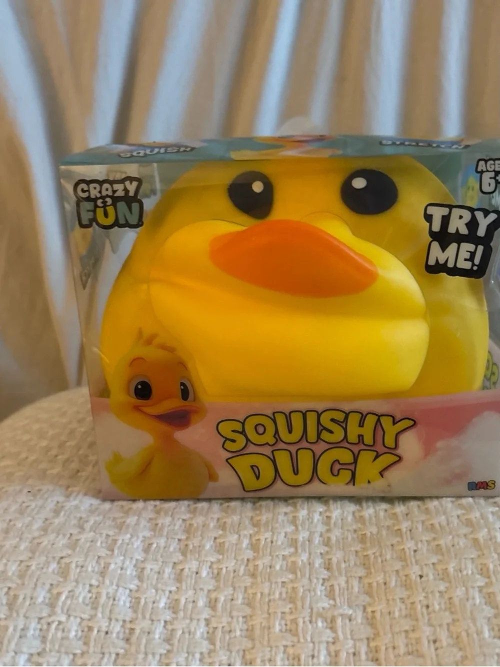 Crazy Fun Squishy Duck Toy - Yellow & Orange Sensory Squeeze
